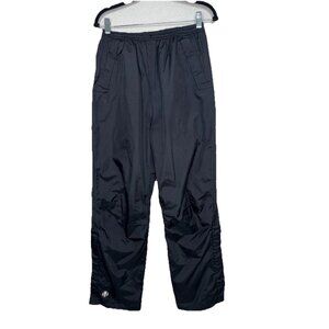 Sunice Men's Stretch Waist Lined Wind Rain Storm Pants Black Size Small 1E